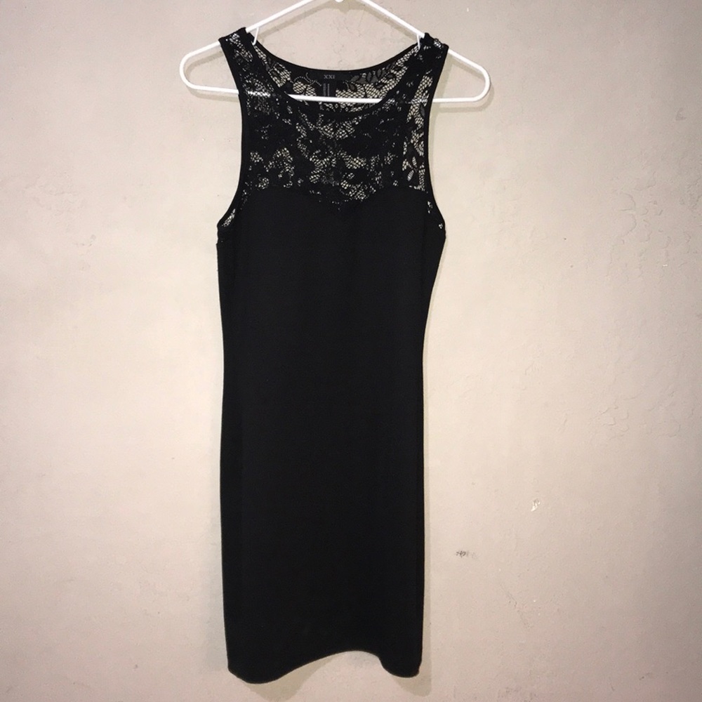 Black tight dress